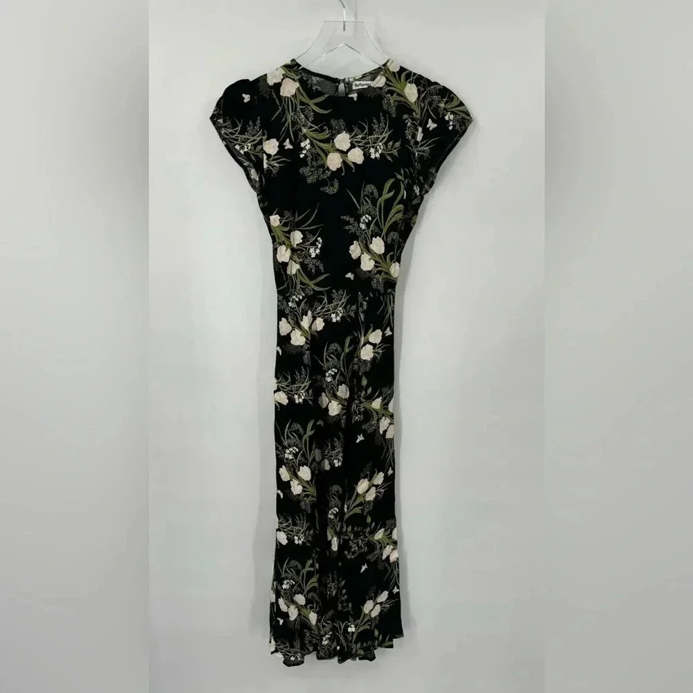 Reformation Gavin Midi in Anastasia Dress Size 0 B1602 - Picture 4 of 7